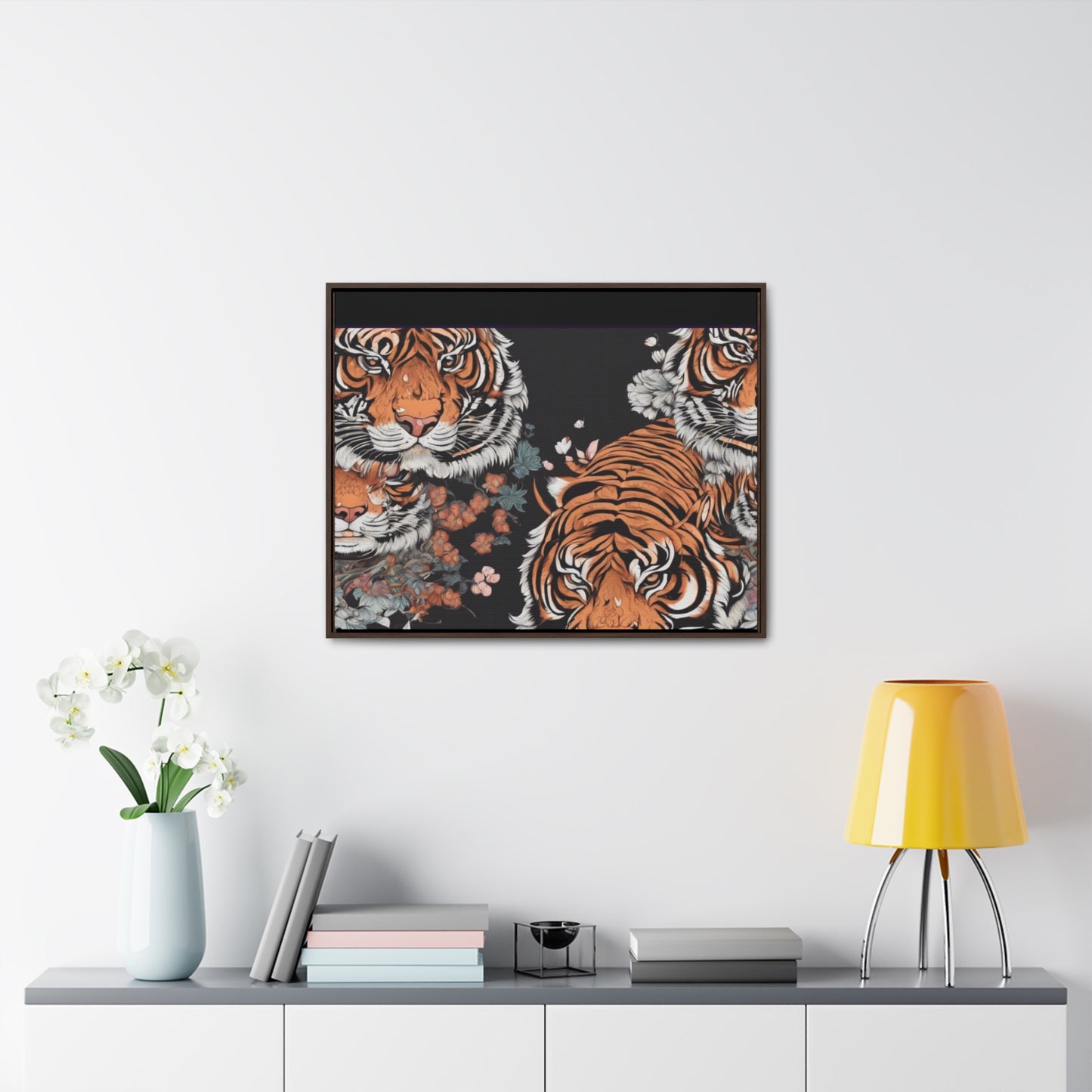 R&RH Vibrant Tiger Gallery Canvas Wrap - Nature-Inspired Wall Art for Home Décor