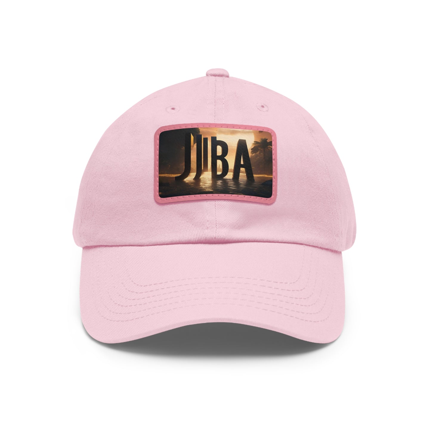 R_RH Juba Dad Hat with Leather Patch