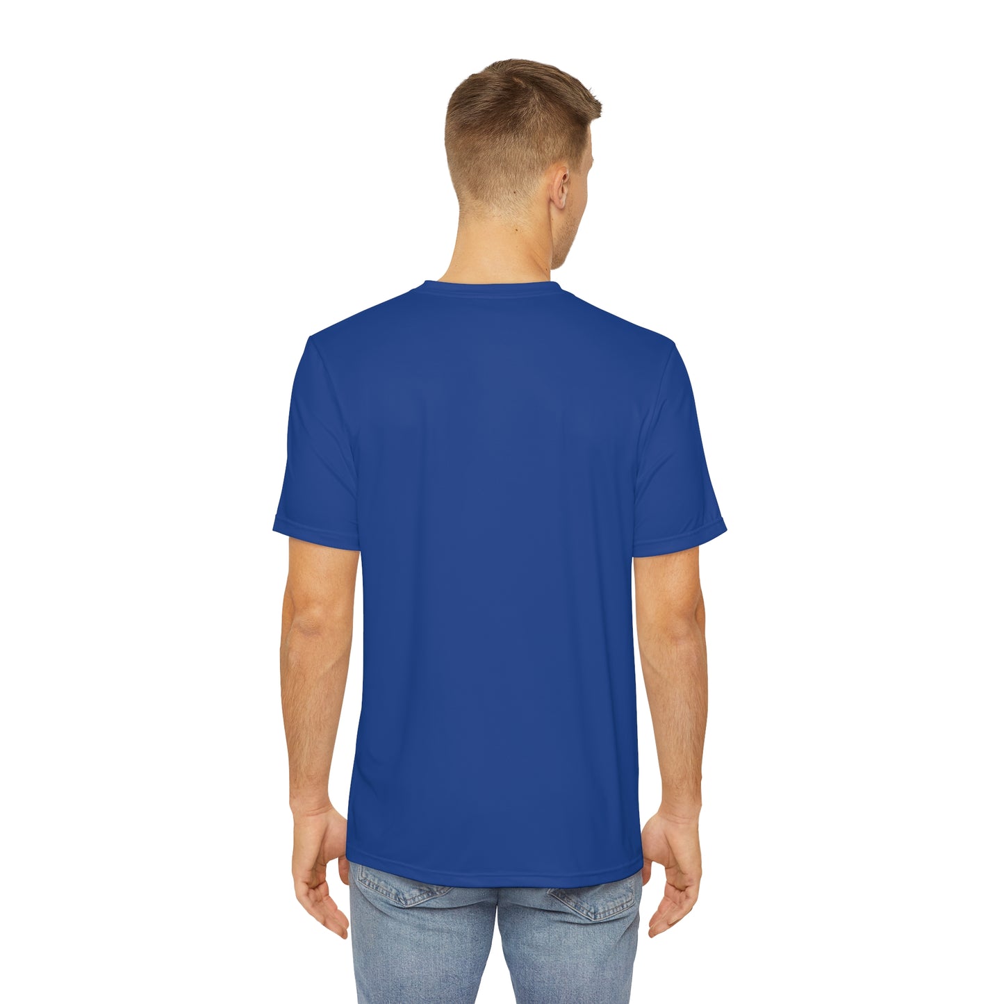 R&RH Super Funky Super Bowl Men's Polyester Blue T-Shirt