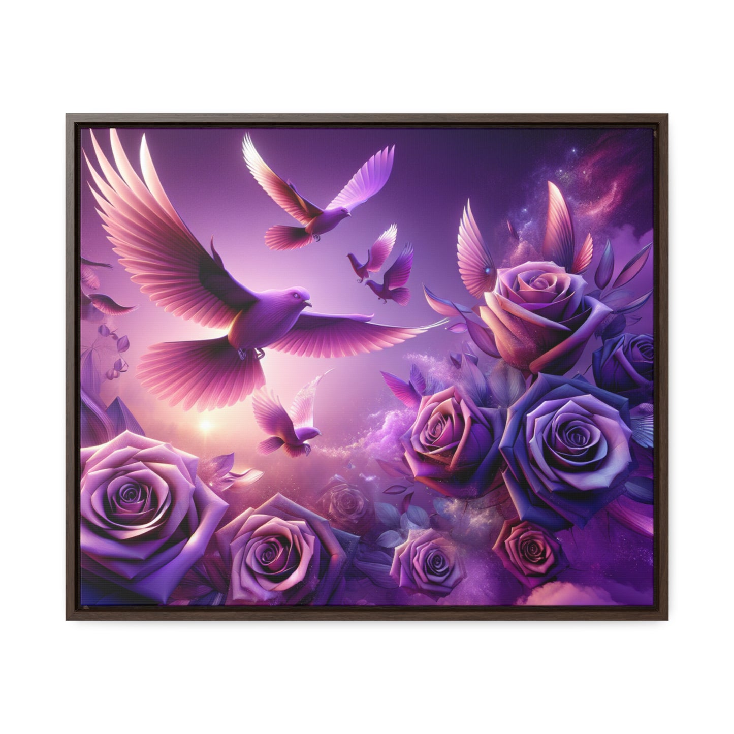 R&RH Flowery Birds Framed Painting