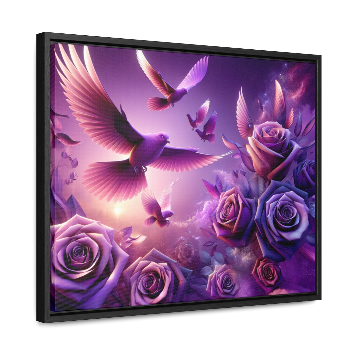 R&RH Flowery Birds Framed Painting