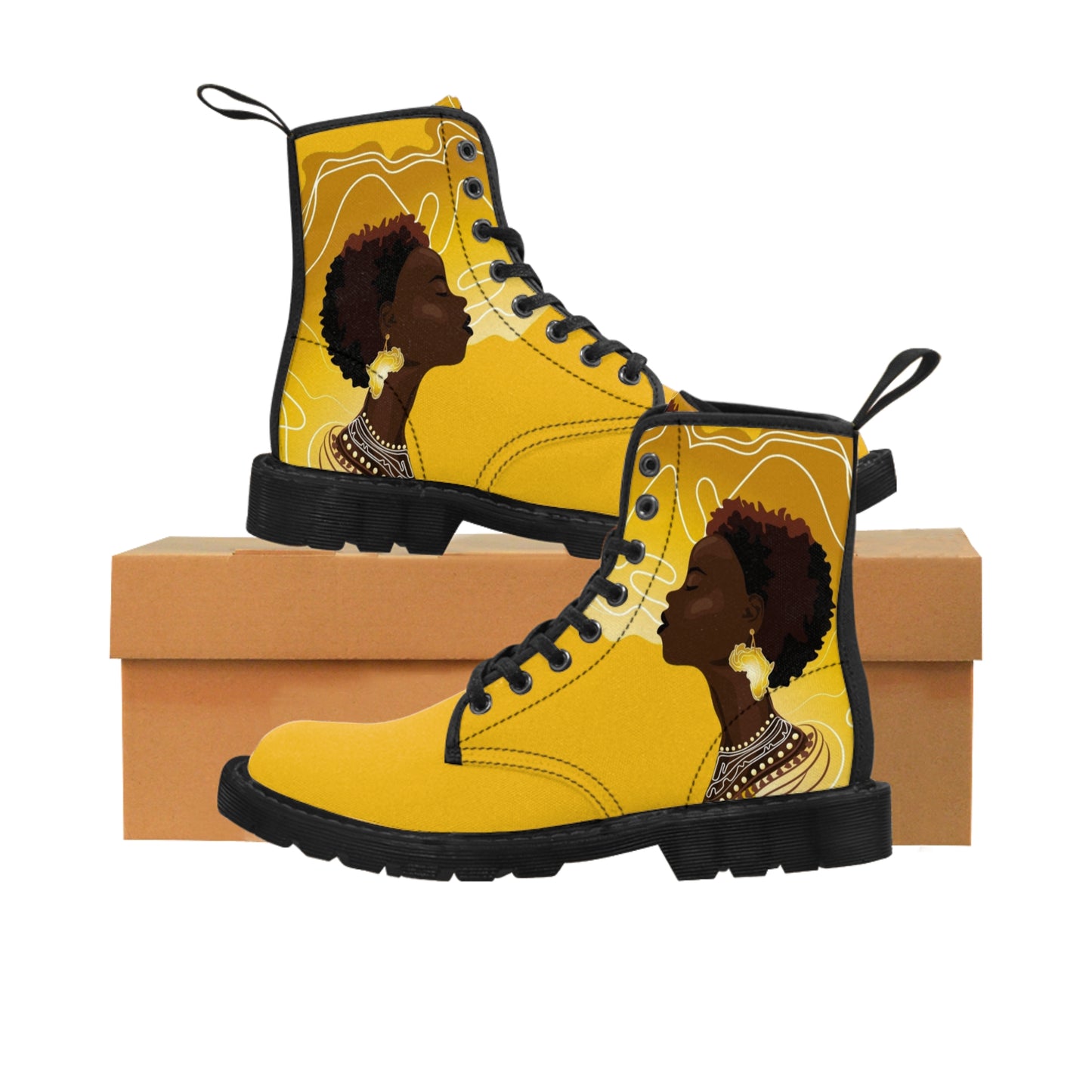 R&RH Women's Yellow Designers Boots