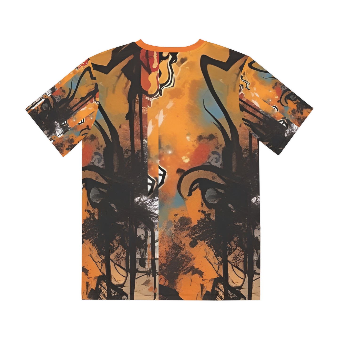 R&RH Graffiti-Like Orange Tee