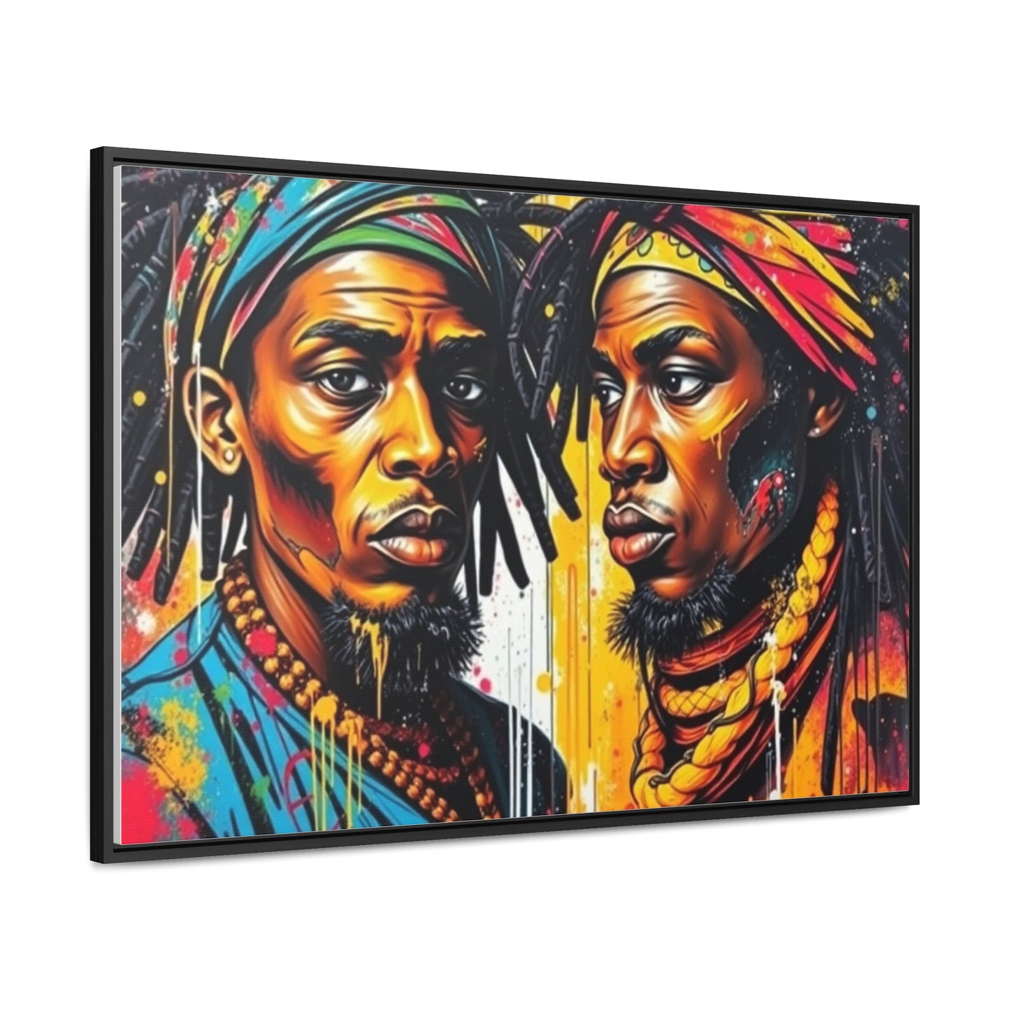 R&RH Cultural Art Gallery Canvas Wrap - Vibrant African Heritage