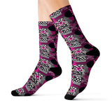 R_RH Caricature Pink Sublimation Socks