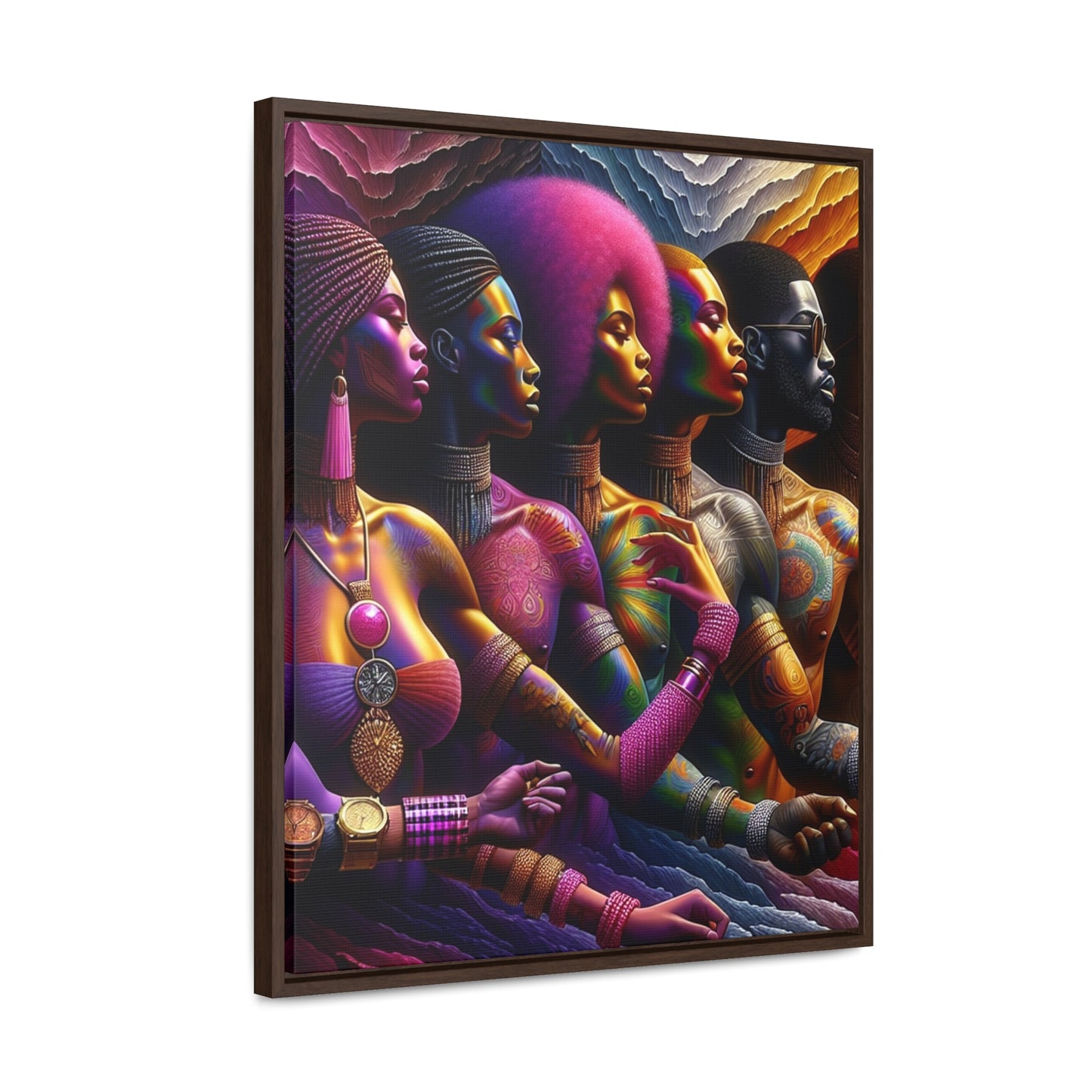 R&RH Colorful Artistry Framed Portrait