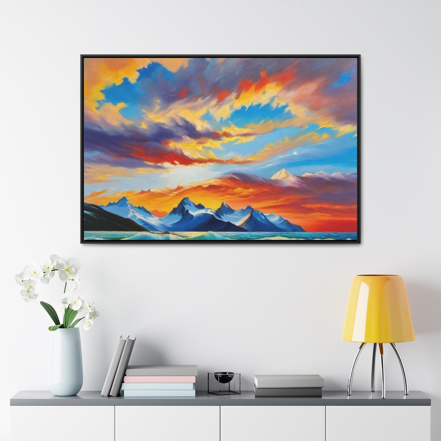 R_RH Glacier  Sky Gallery Canvas