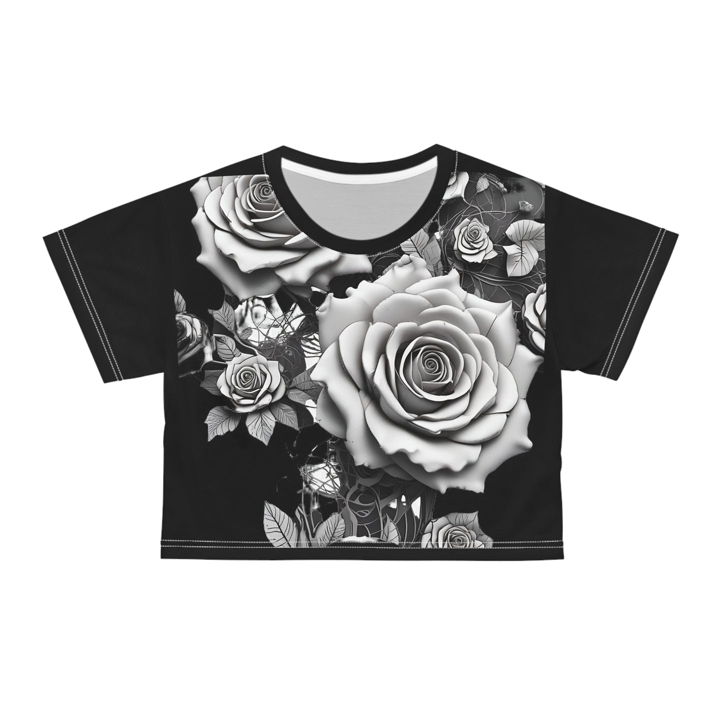 R&RH Designers Women's Rose Crop Tee