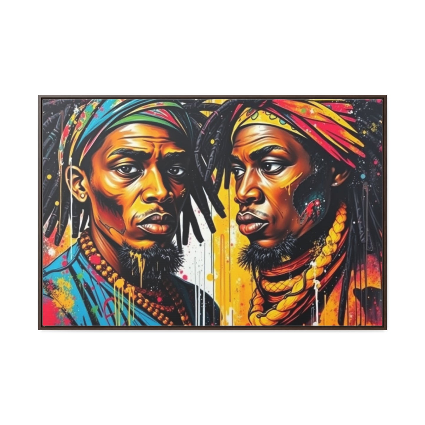 R&RH Cultural Art Gallery Canvas Wrap - Vibrant African Heritage