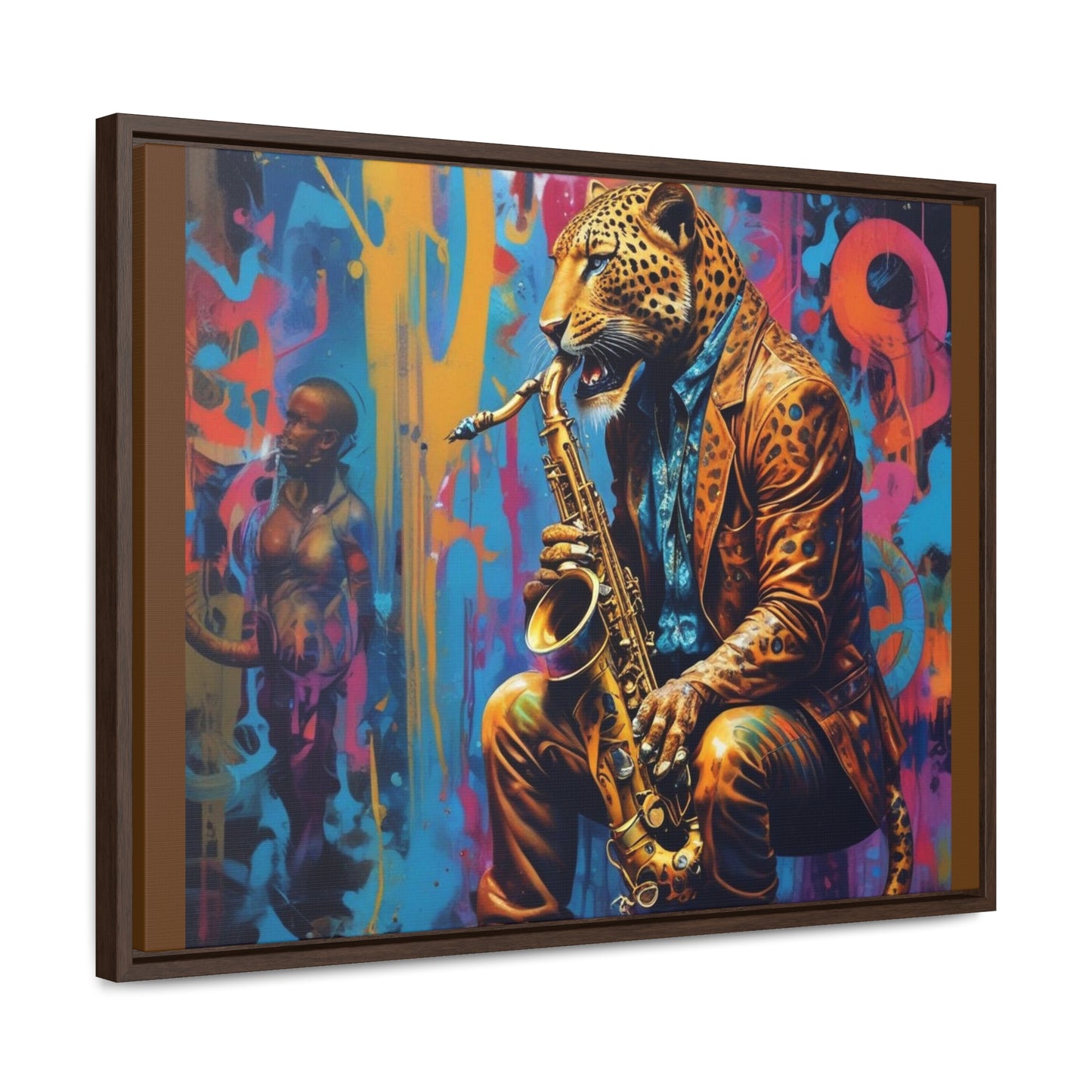 RRH Leopard Jazz Band Canvas