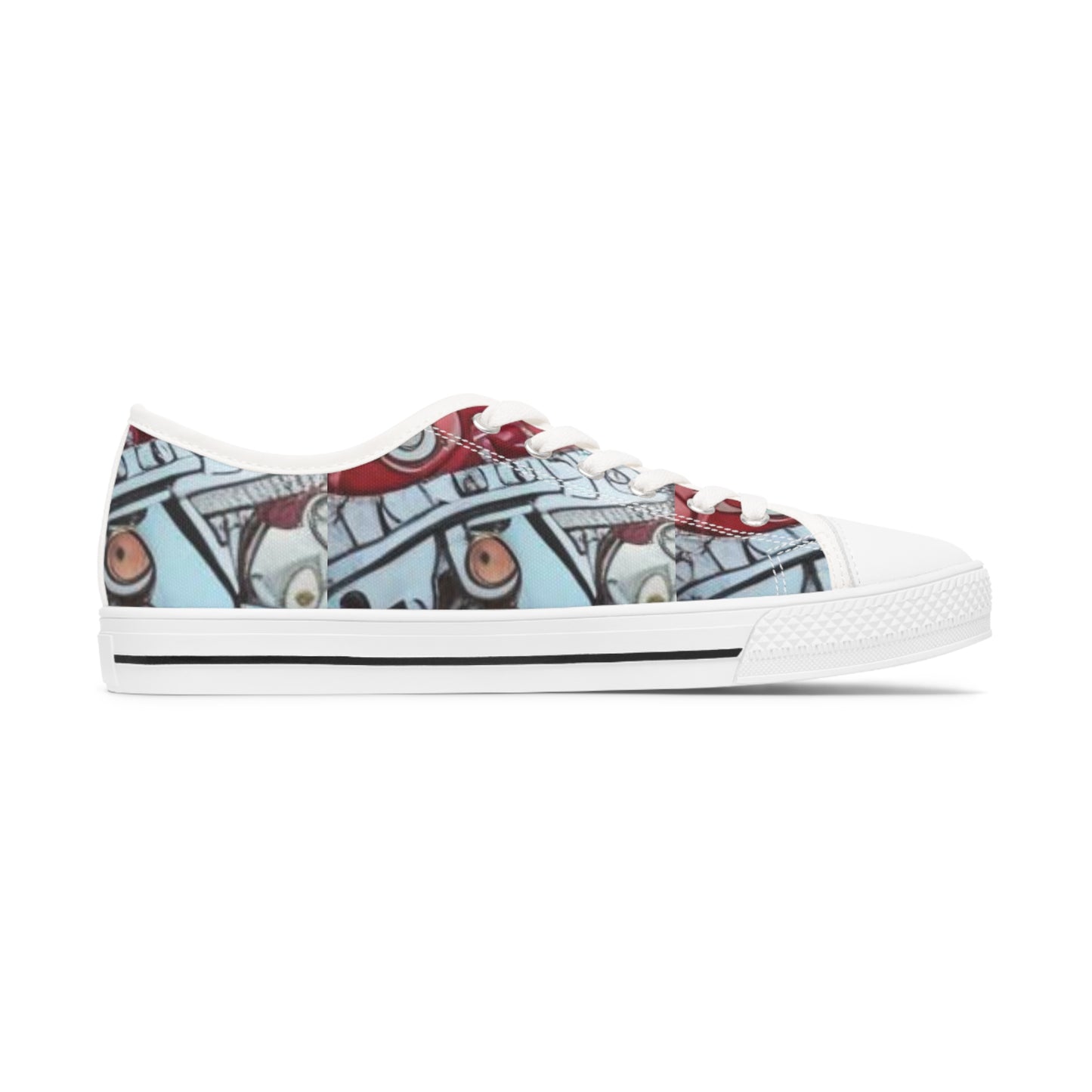 R&RH Abstract Color Women's Low Top Sneakers