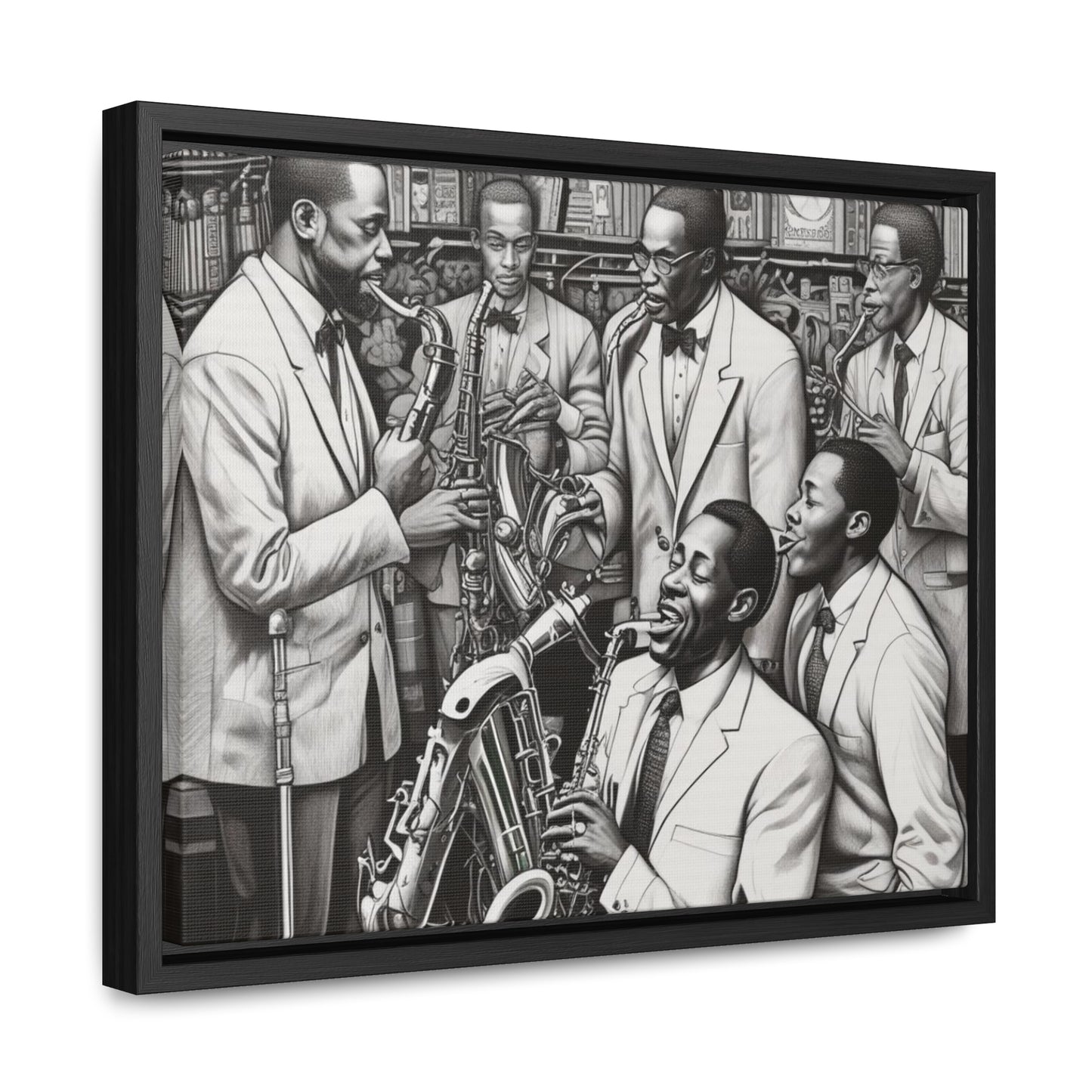 RRH Black/White Jazz Canvas