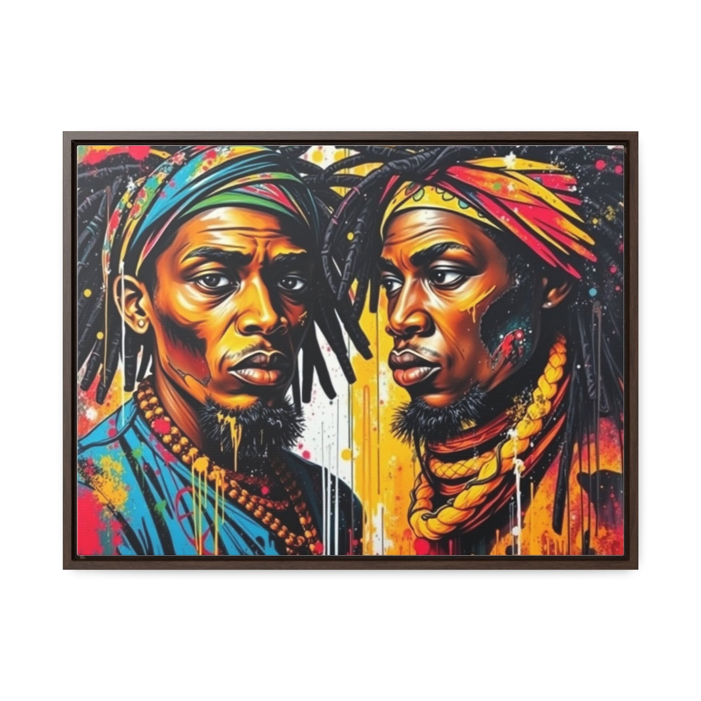 R&RH Cultural Art Gallery Canvas Wrap - Vibrant African Heritage