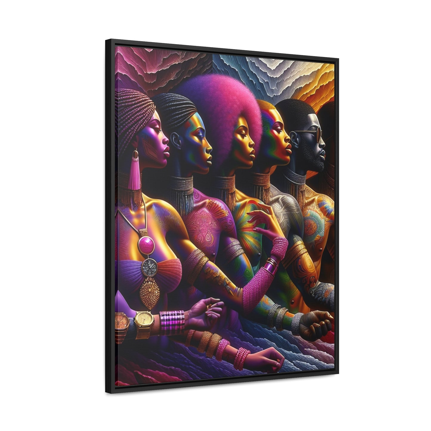 R&RH Colorful Artistry Framed Portrait