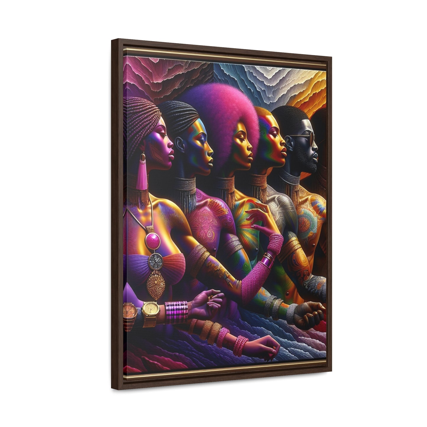 R&RH Colorful Artistry Framed Portrait