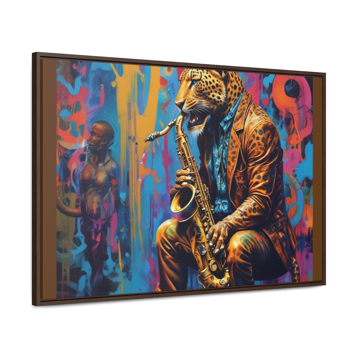 RRH Leopard Jazz Band Canvas