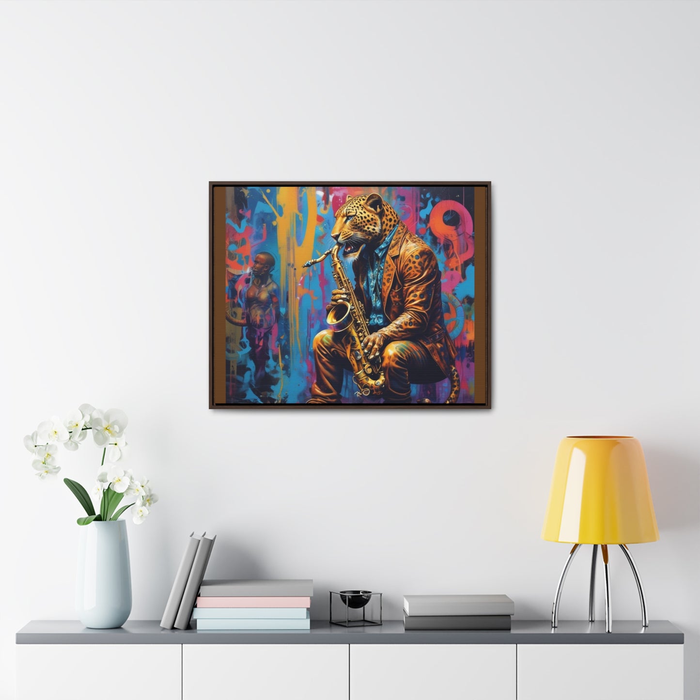 RRH Leopard Jazz Band Canvas