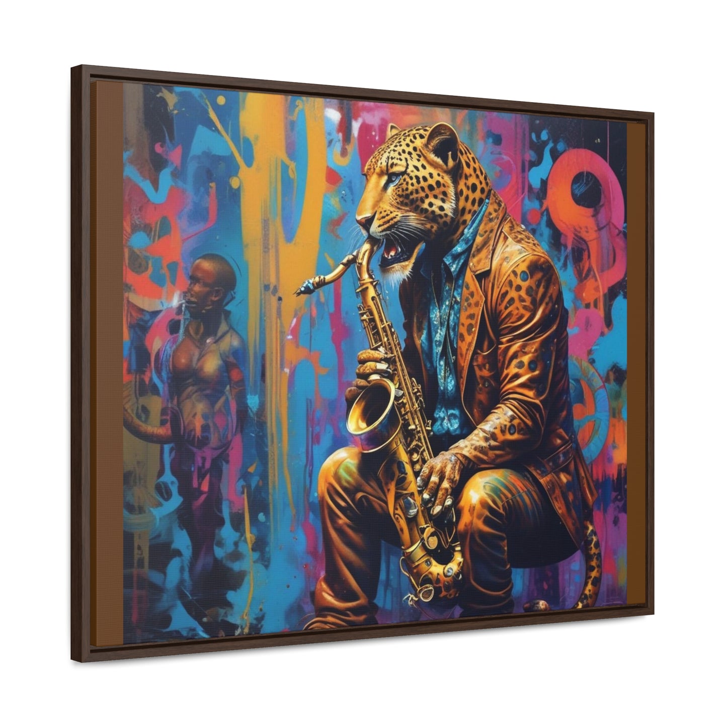 RRH Leopard Jazz Band Canvas