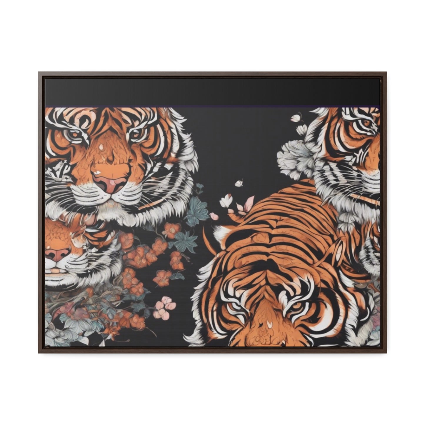 R&RH Vibrant Tiger Gallery Canvas Wrap - Nature-Inspired Wall Art for Home Décor