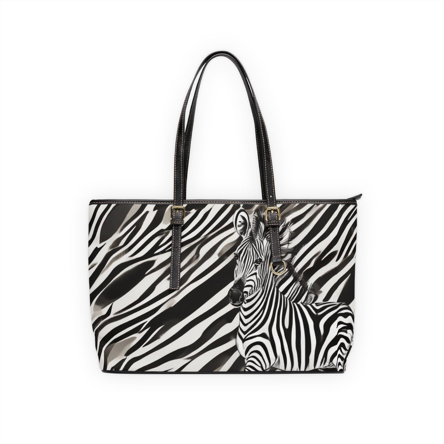 R&RH Zebra Print PU Women's Leather Shoulder Purse