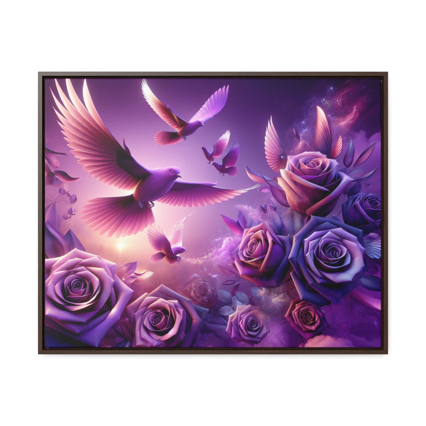 R&RH Flowery Birds Framed Painting