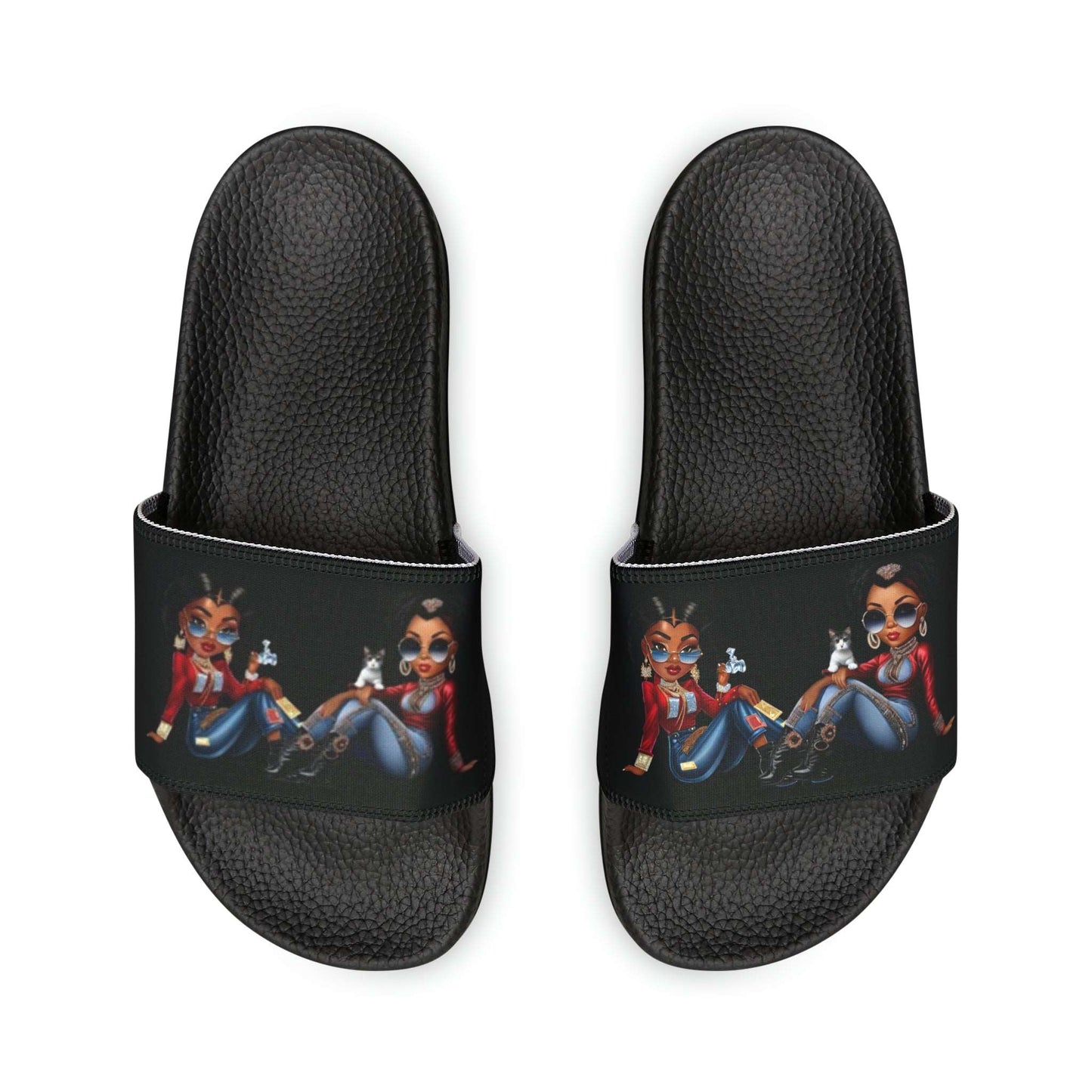 Inseparable Caricature Women Slide Sandals