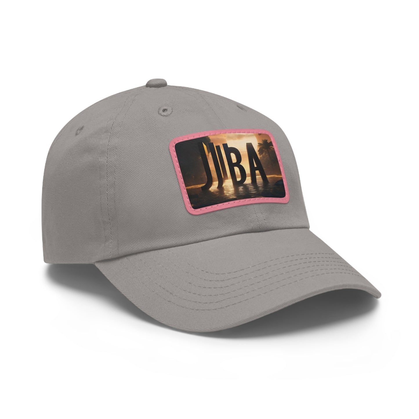 R_RH Juba Dad Hat with Leather Patch