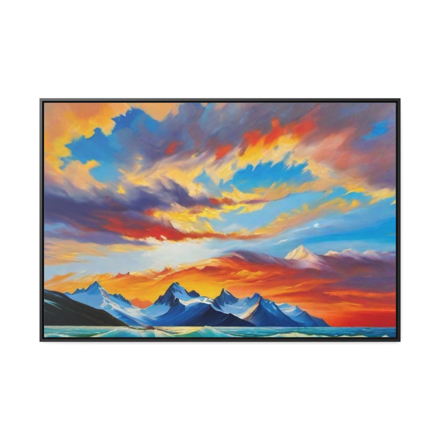 R_RH Glacier  Sky Gallery Canvas