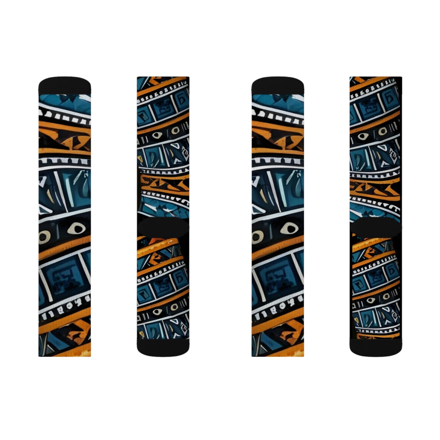 R&RH Geometric Sublimation Socks