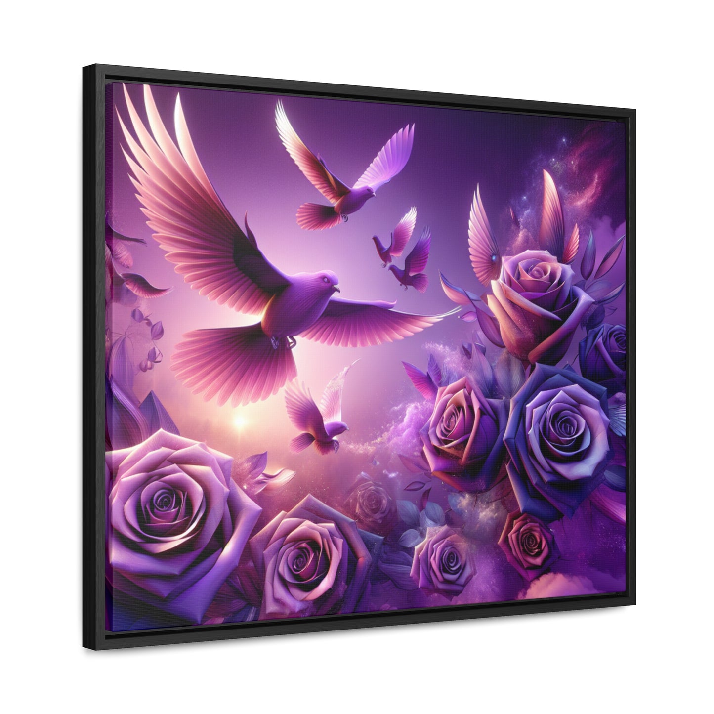 R&RH Flowery Birds Framed Painting