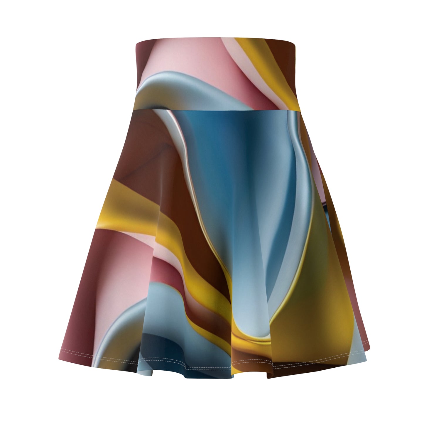 R_RH Abstract Women's Skater Skirt