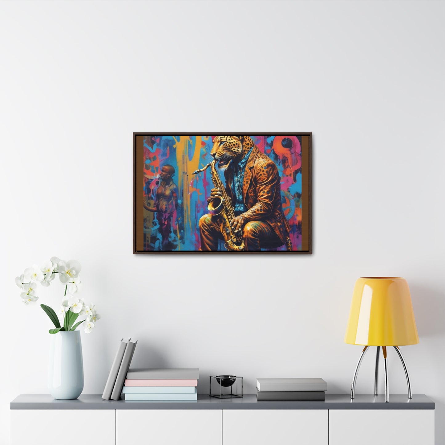 RRH Leopard Jazz Band Canvas