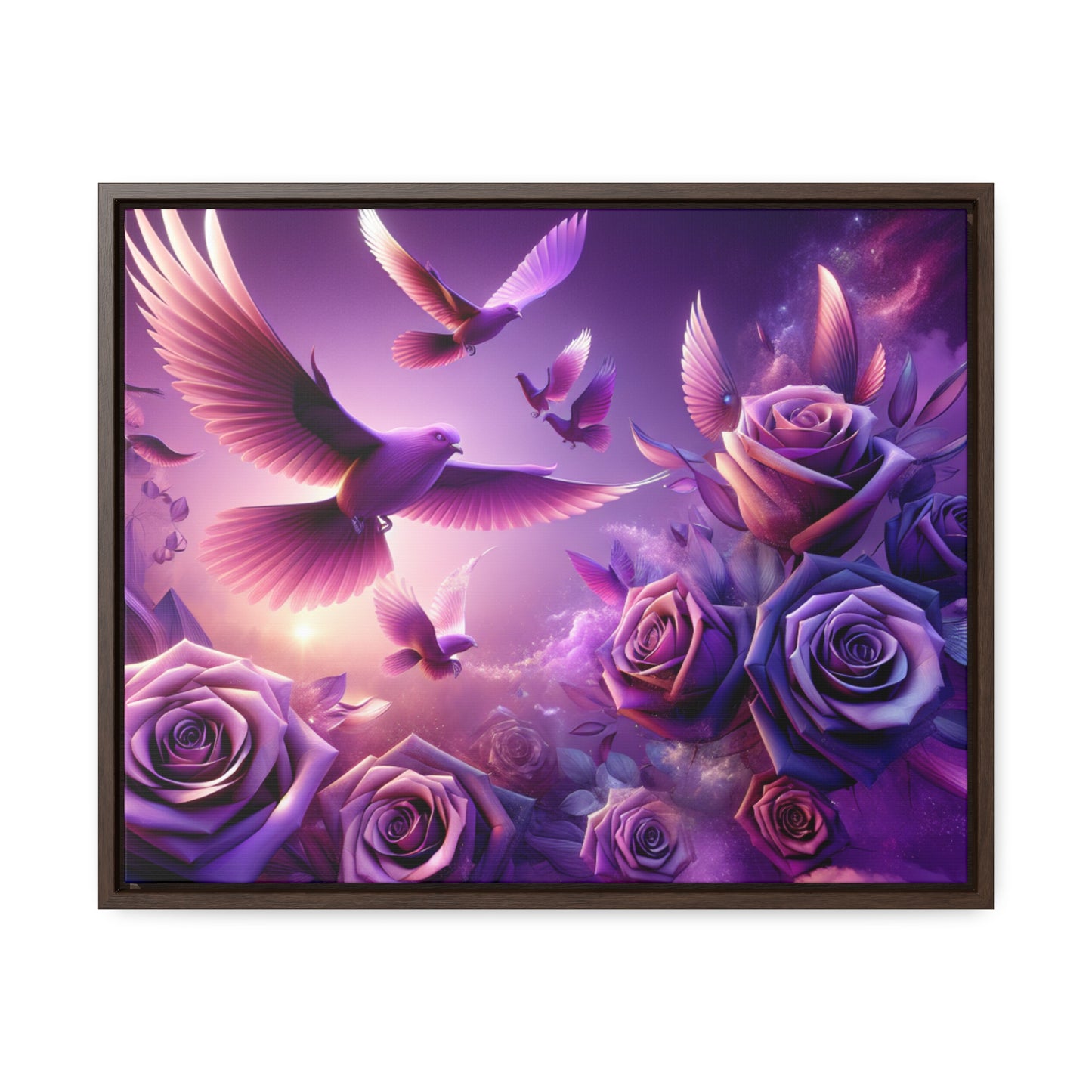 R&RH Flowery Birds Framed Painting