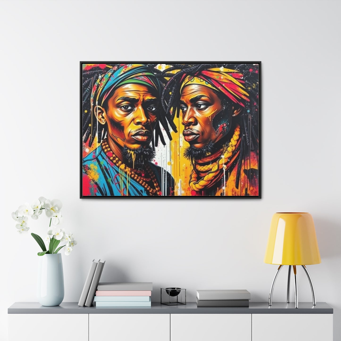 R&RH Cultural Art Gallery Canvas Wrap - Vibrant African Heritage