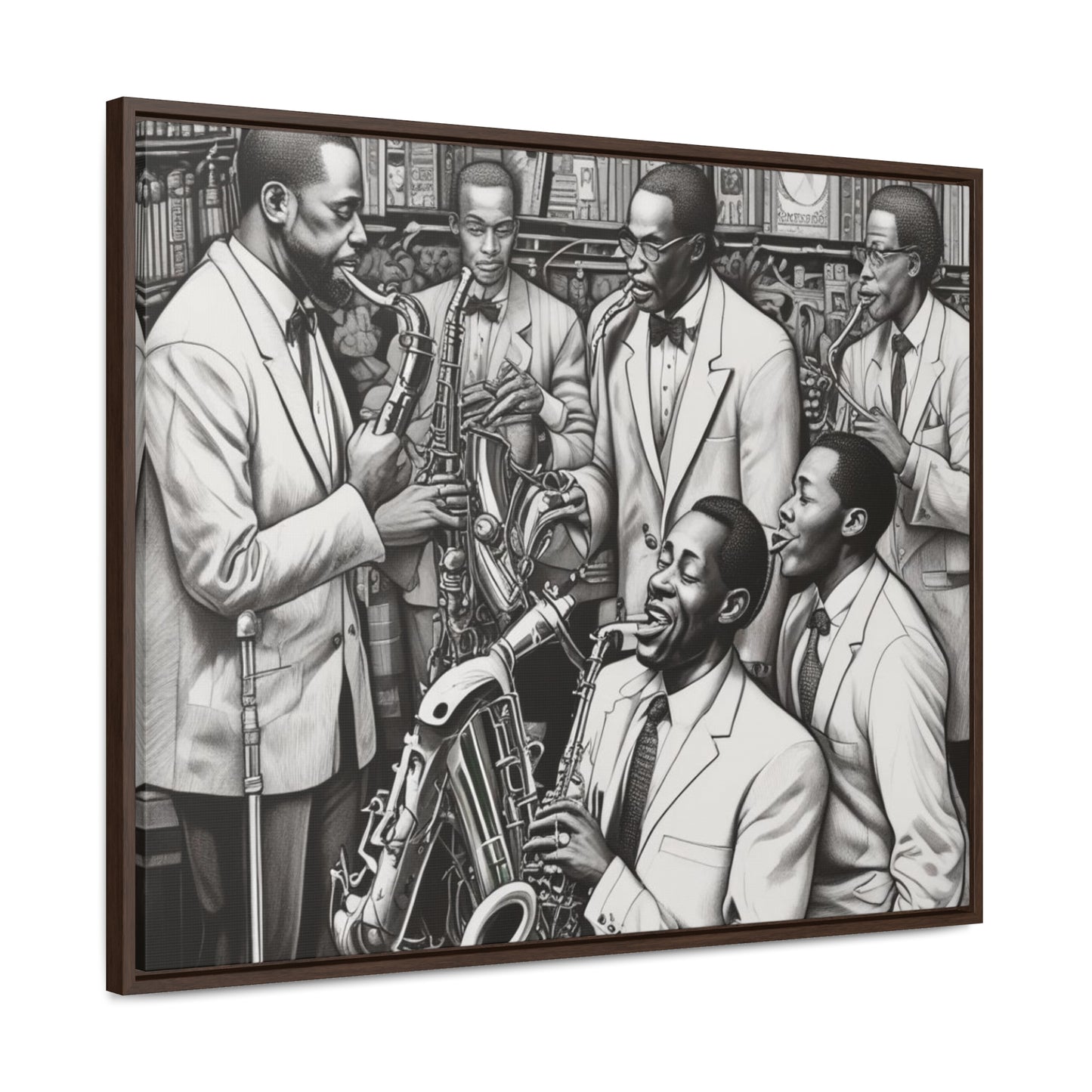 RRH Black/White Jazz Canvas