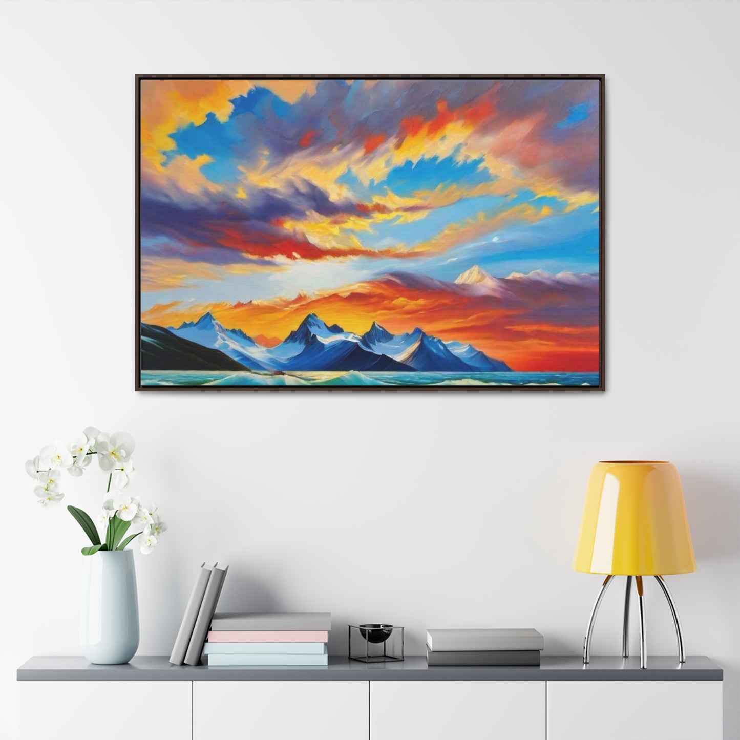 R_RH Glacier  Sky Gallery Canvas