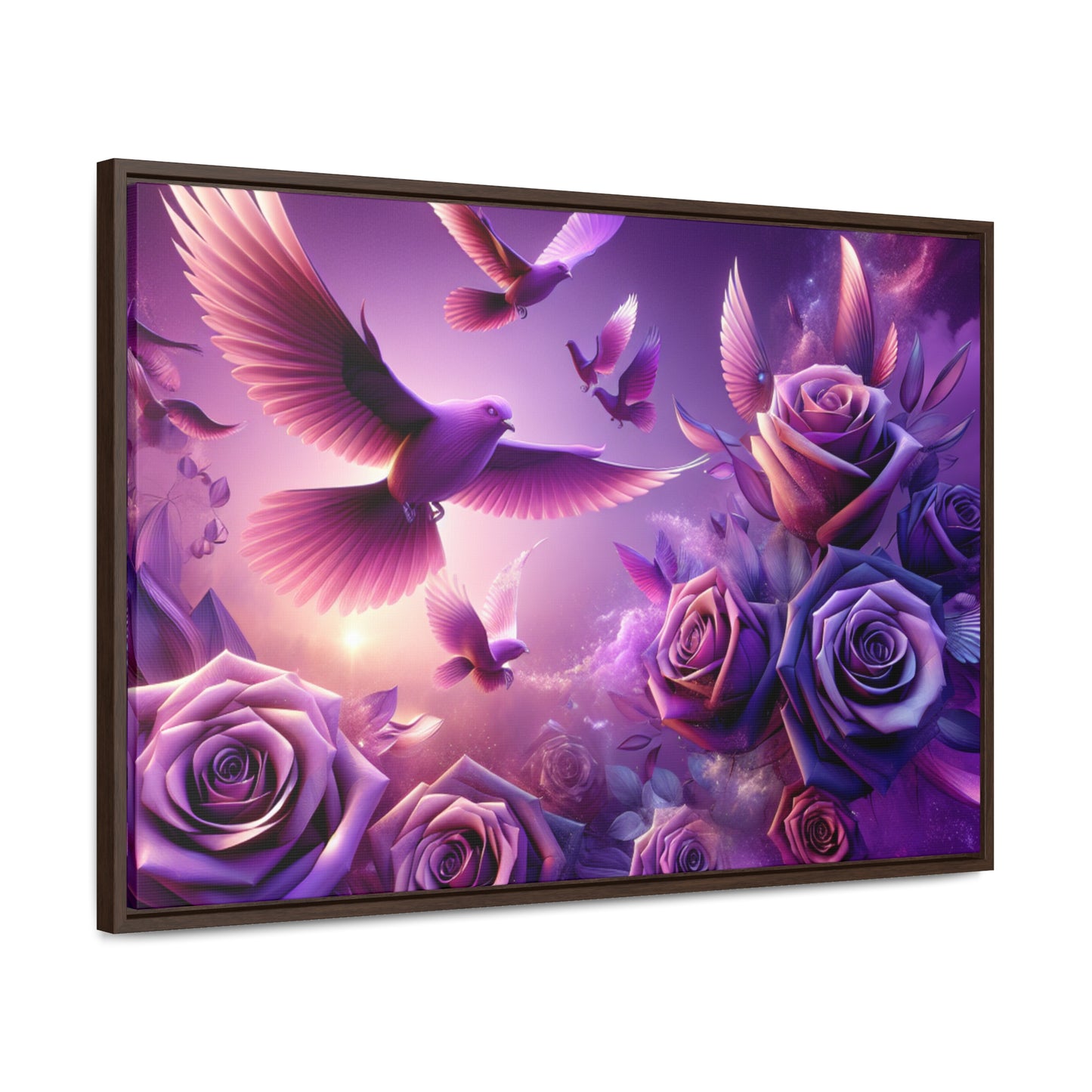 R&RH Flowery Birds Framed Painting