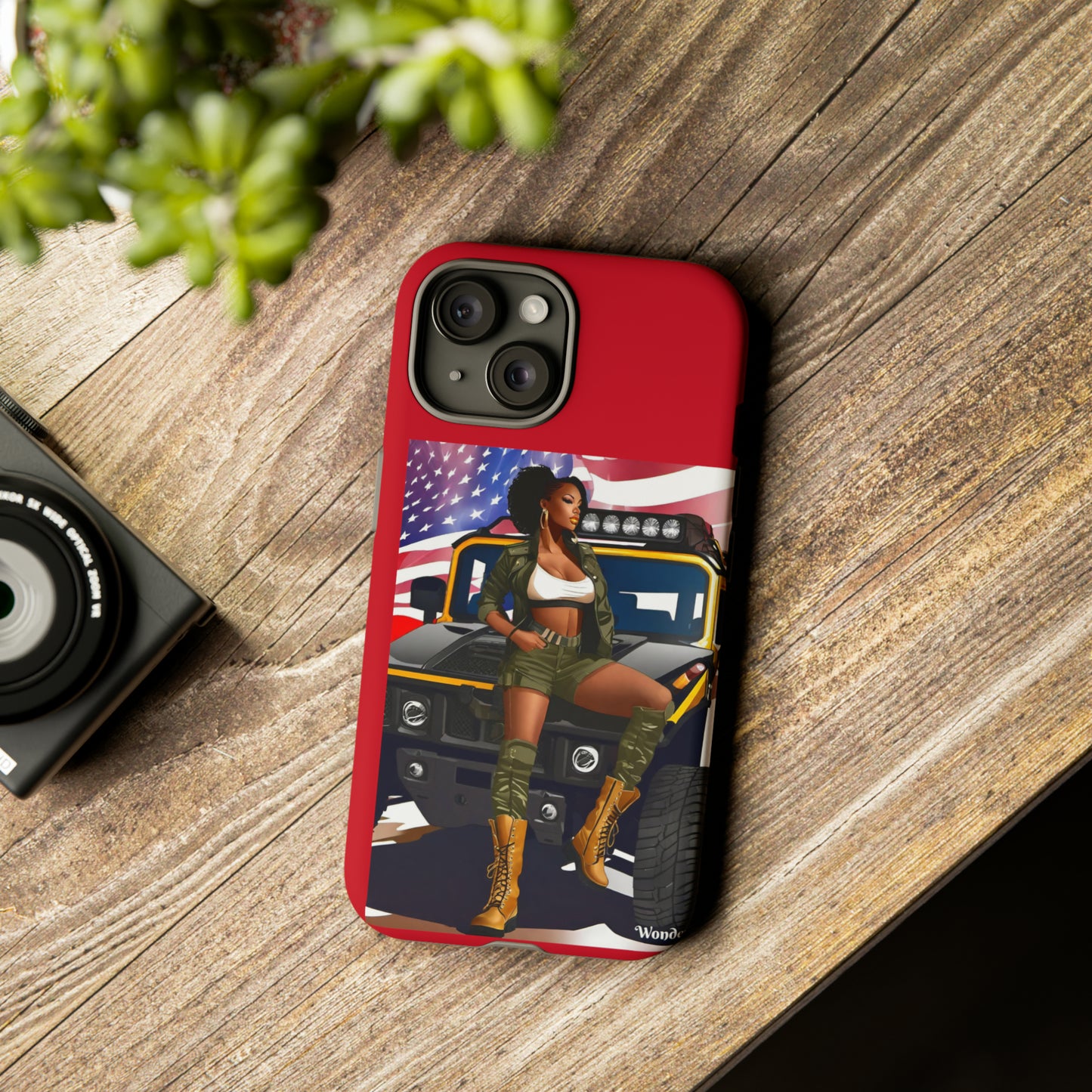 R_RH Army Woman Phone Cases