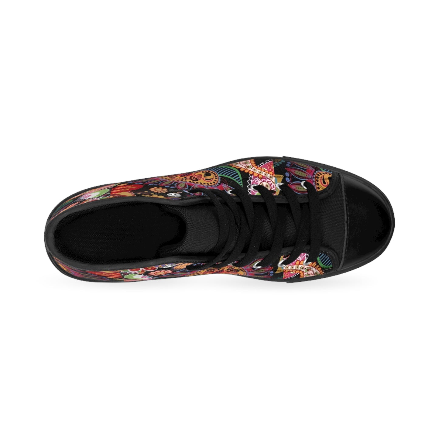 Women's Classic Pink Designer Floral Sneakers