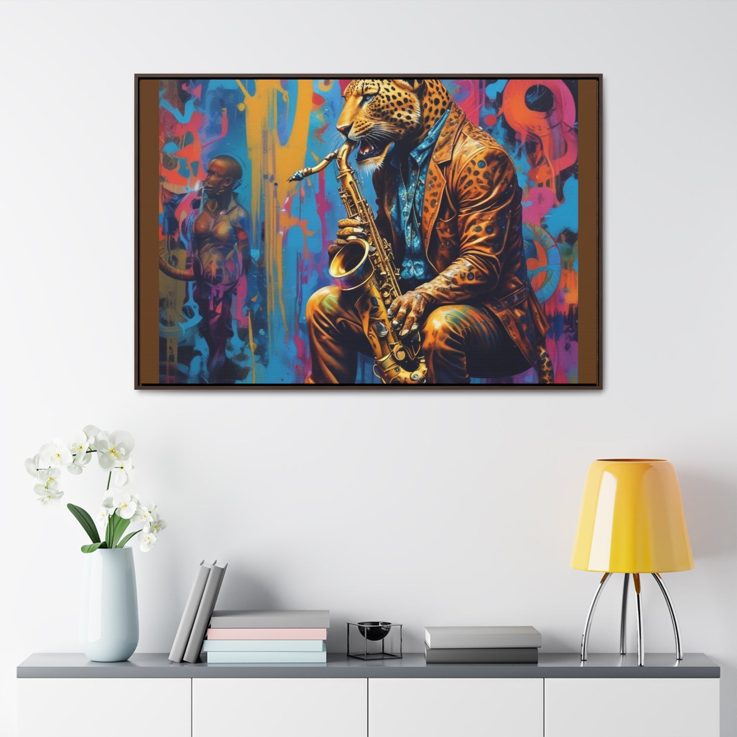 RRH Leopard Jazz Band Canvas