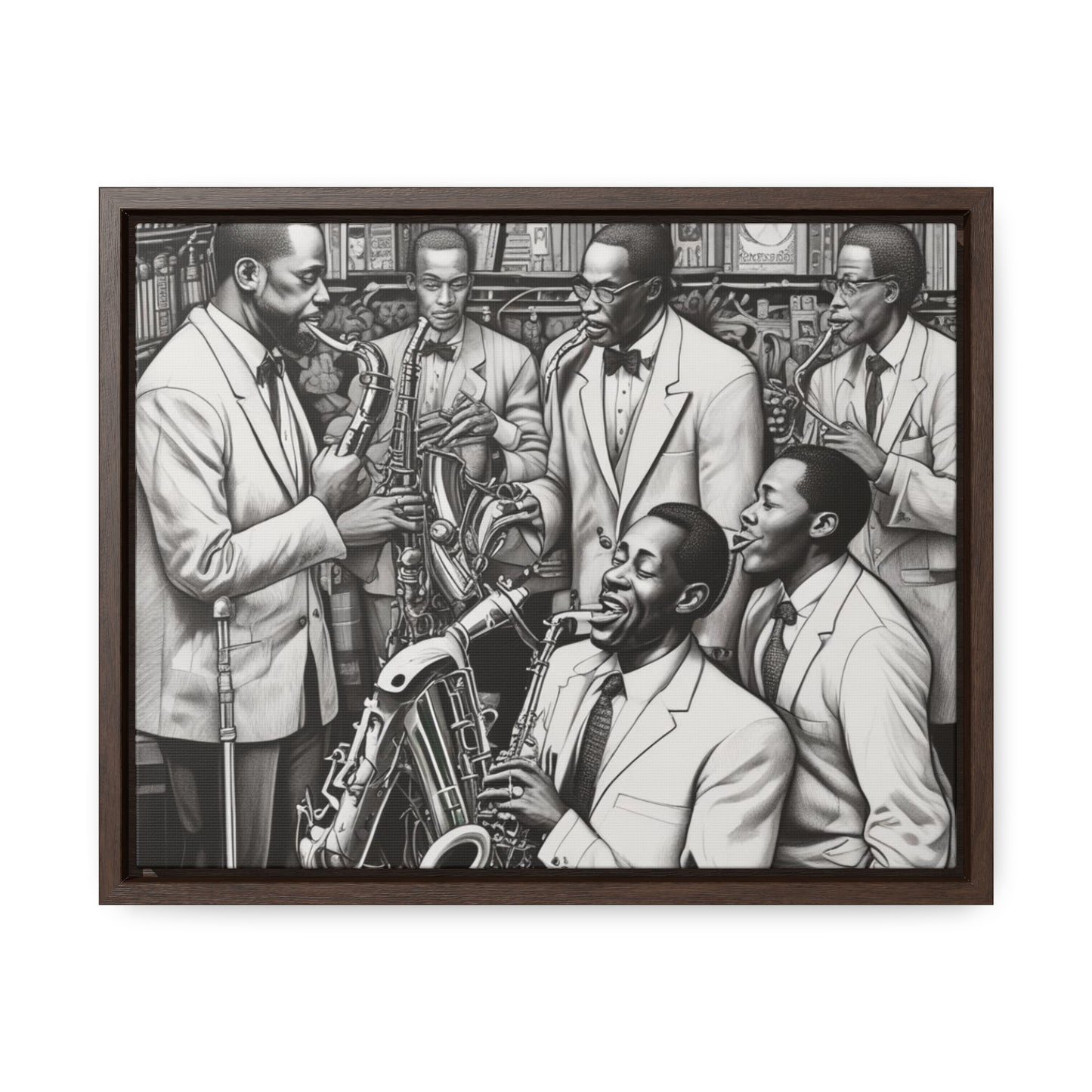 RRH Black/White Jazz Canvas