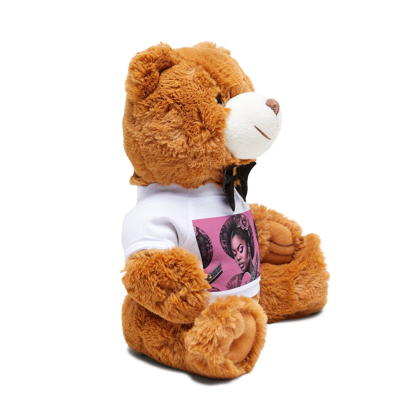 R&RH Teddy Bear with Pink Guitar T-Shirt