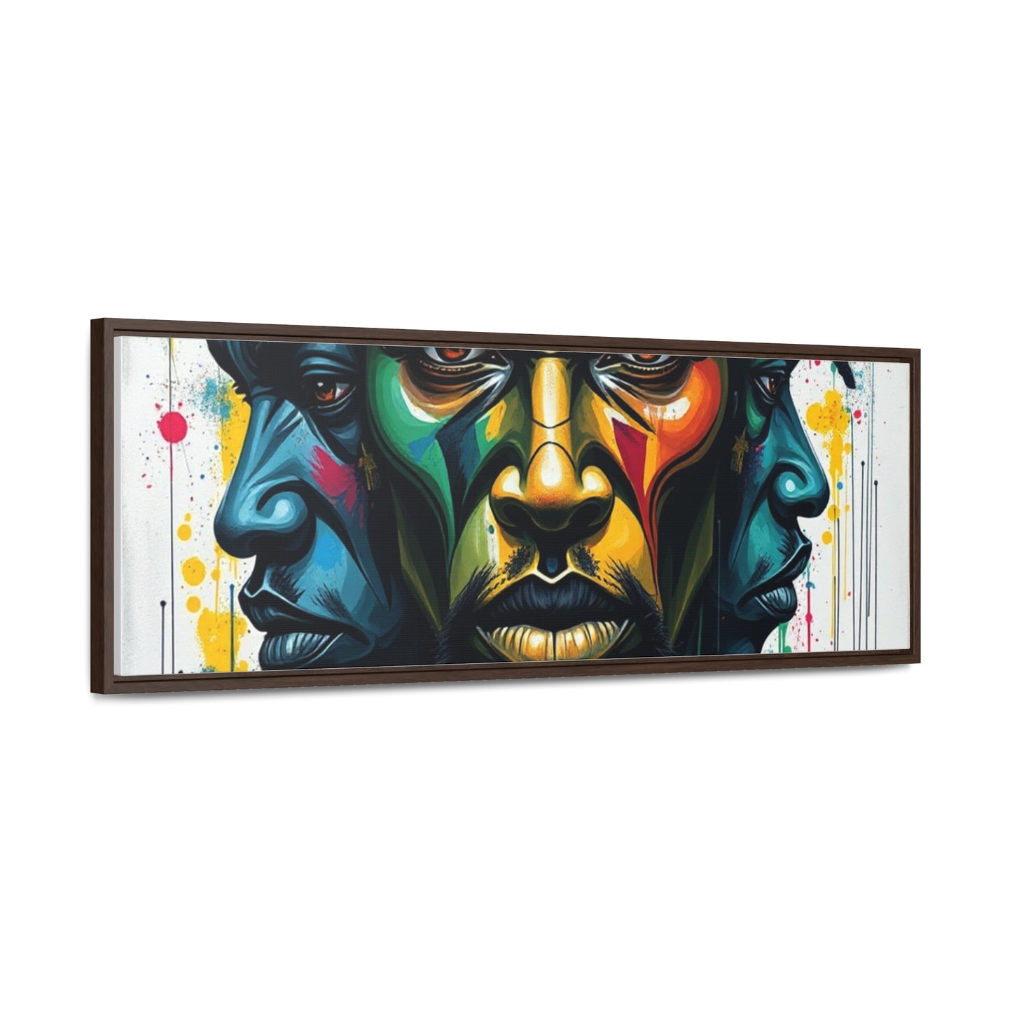 R&RH Vibrant Portrait Gallery Canvas Wrap - Modern Art Frame for Home Decor