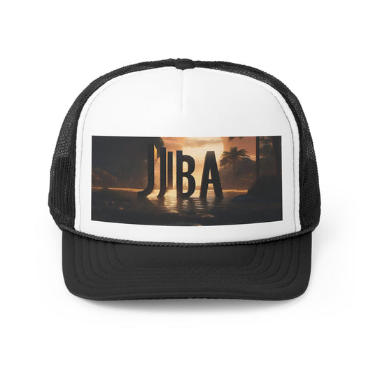 R_RH Juba Trucker Black Cap