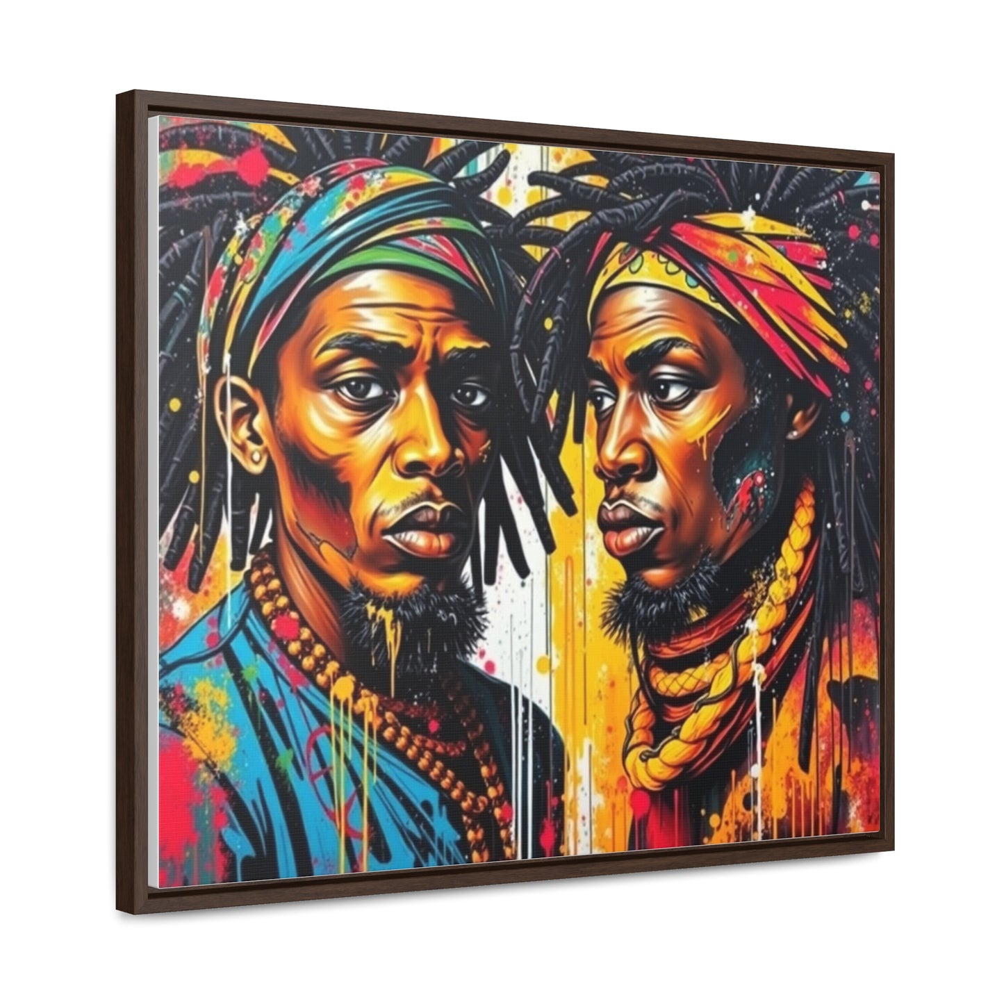 R&RH Cultural Art Gallery Canvas Wrap - Vibrant African Heritage