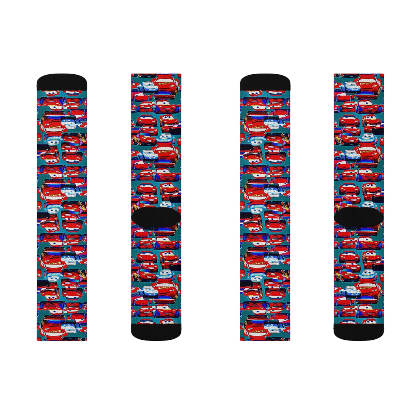 R&RH Cars Sublimation Socks