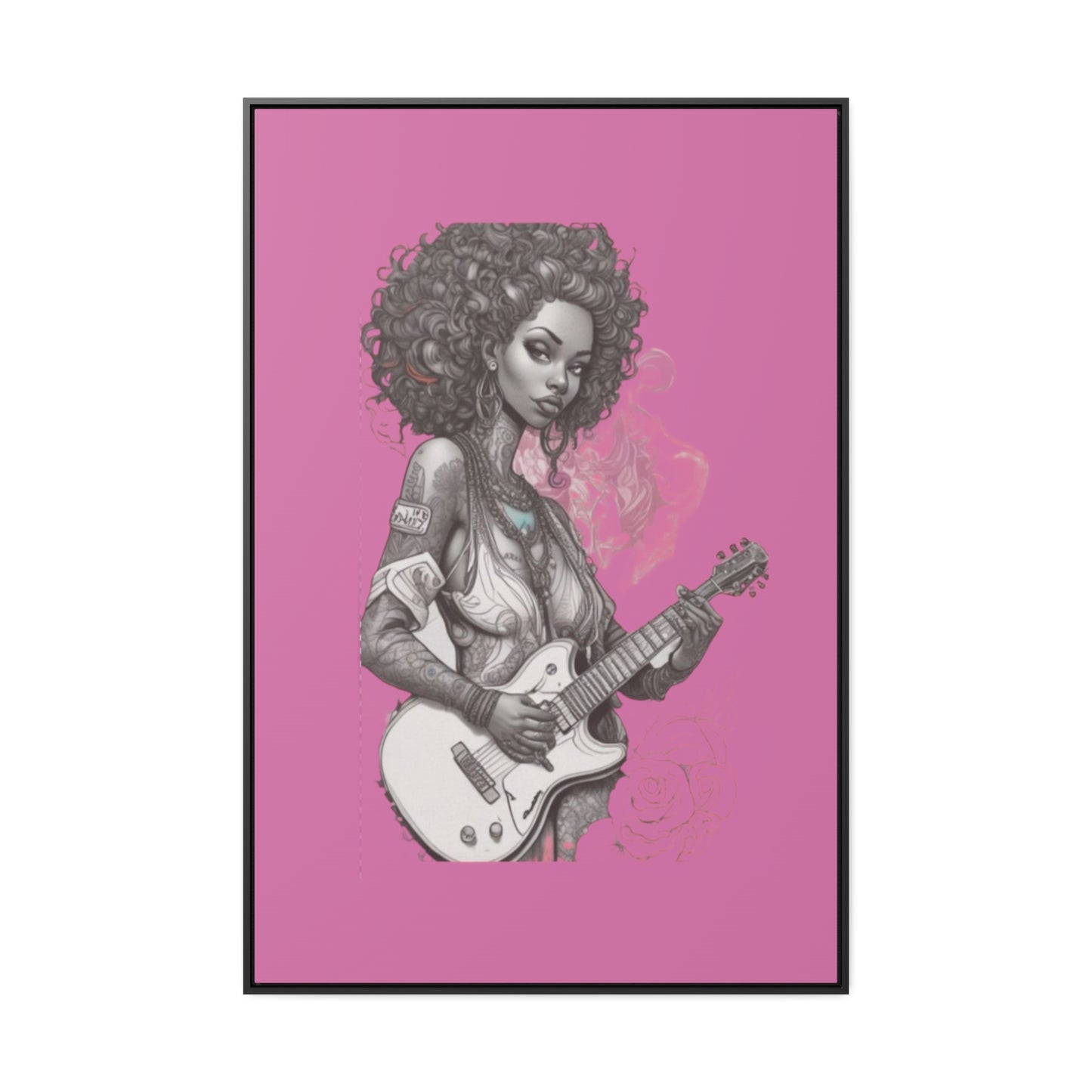 R&RH Guitar Girl Portrait Frame