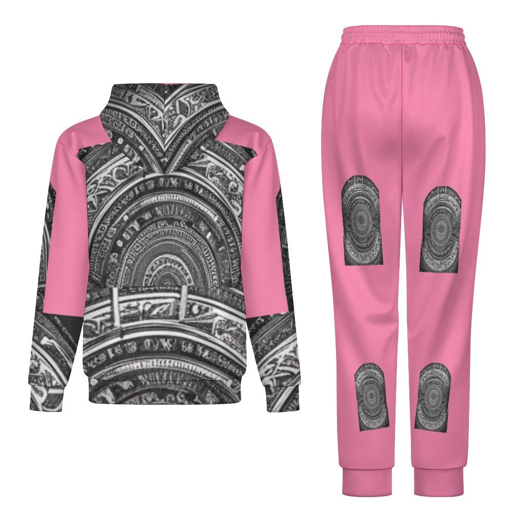 R&RH Unisex Graphic Design Rose Sweatsuit