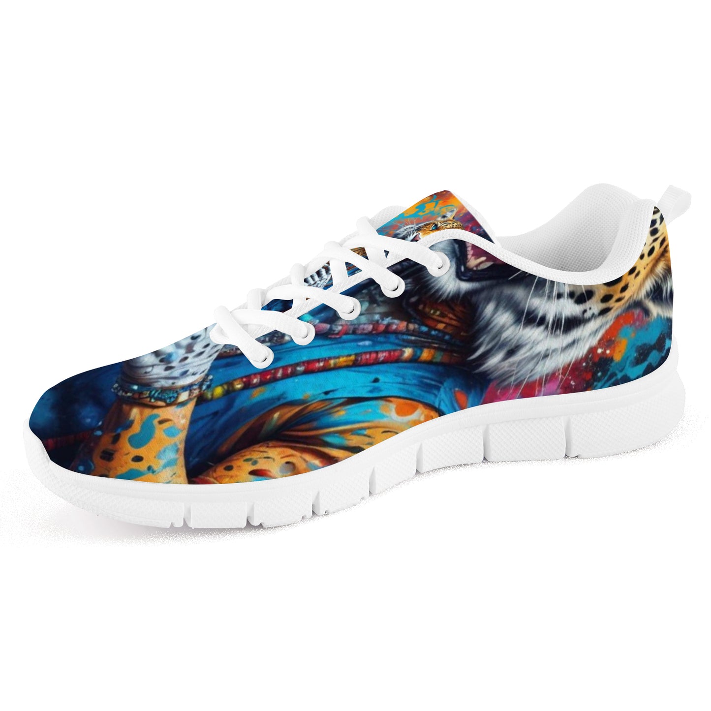 Men's Breathable Leopard Sneakers