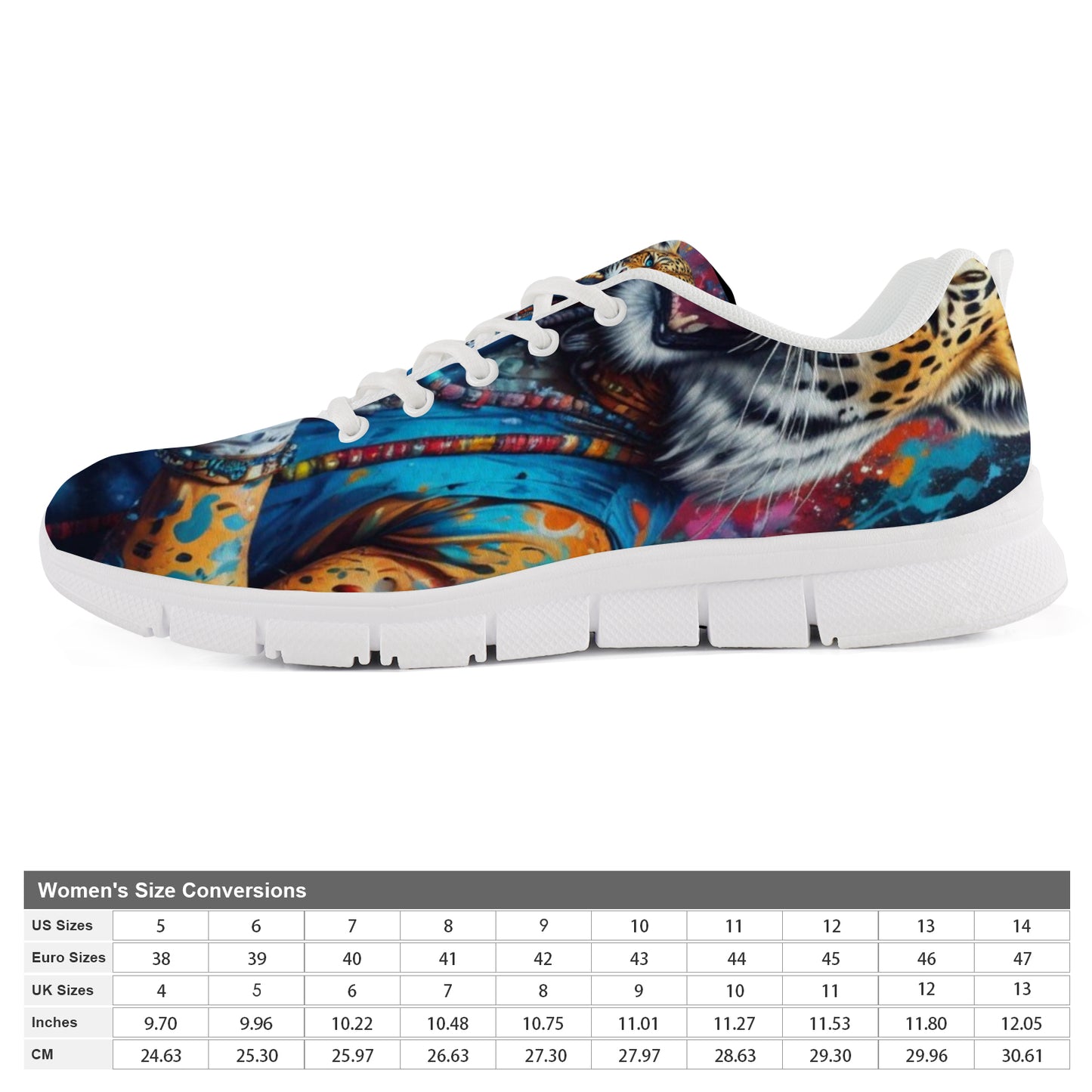 Men's Breathable Leopard Sneakers